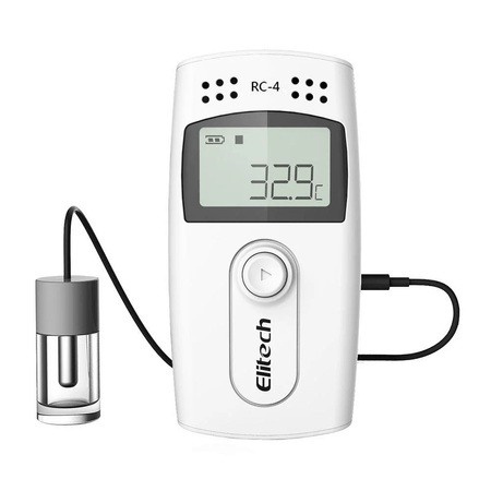 Data Logger von Sensor de Temperatura De Botella de Glicol ELITECH RC-4G