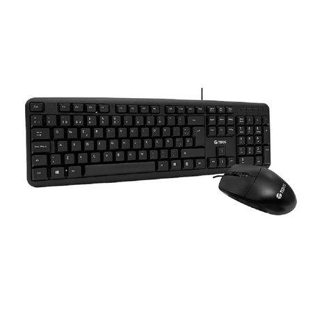 Kit Teclado y Mouse Teros TE4062N USB acabado elegante Optico