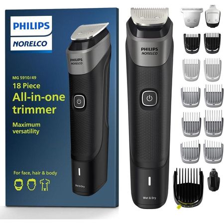 Recortadora Philips Norelco MG5910/49 18 Piezas