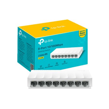 SwitchTp Link LS1008 de 8 Puertos 10 100Mbps