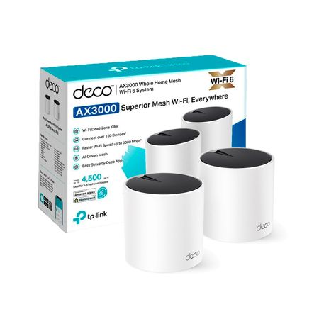 Sistema Mesh Tp Link Deco X55 2 Pack Wifi 6 AX3000