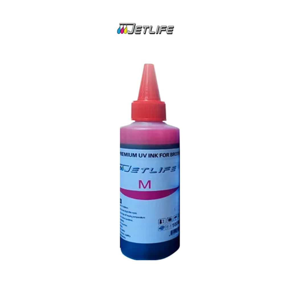 Tinta jetlife genérica de 100ml magenta