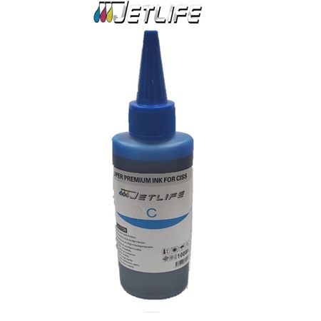 Tinta jetlife Genérica de 100ml Cian