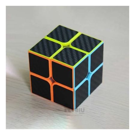 Cubo de Facil Uso 2x2 de Negro Borde Multicolor Y+Agendita