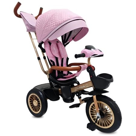 Triciclo Guiador Nilam II con Bluetooth Rosa