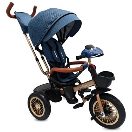 Triciclo Guiador Nilam II con Bluetooth Azul