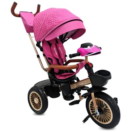 Triciclo Guiador Nilam II con Bluetooth Fucsia