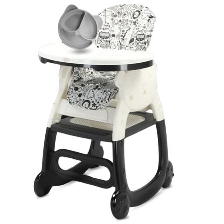 Silla de Comer Escritorio 3 en 1 Evgeny Negro