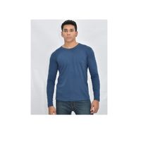 Polo Básico Manga Larga Azul  para Hombre Talla s