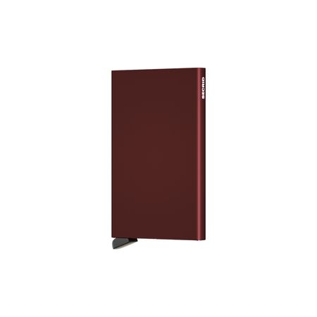 Tarjetero Protector Secrid Aluminium Bordeaux