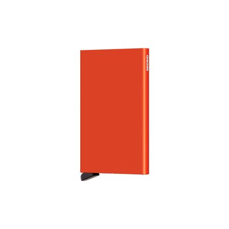 Tarjetero Protector Secrid Aluminium Orange