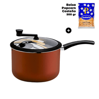 Combo de Olla para Hacer Popcorn 22cm + Maiz Pop Corn - PANELUX