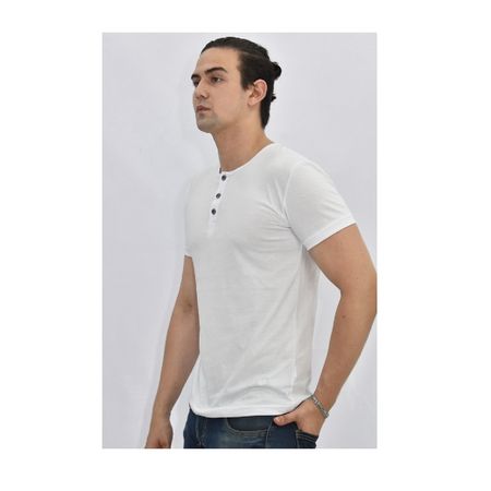 Set de 3 Polos Cuello Neru para Hombre Colores Variados Talla L