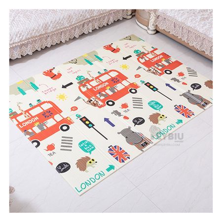 Alfombra Plegable Antigolpes para Niños Multicolor