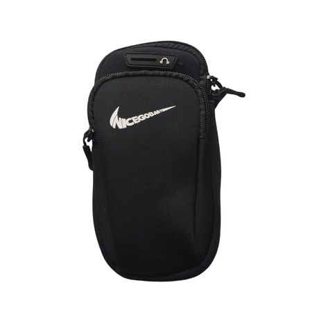 Bolso Porta Celular Deportivo con Correa Brazo Negro