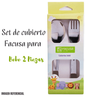 Set de Cubiertos Facusa Bebe X02 Pzas