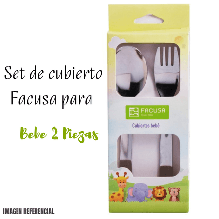 Set de Cubiertos Facusa Bebe X02 Pzas