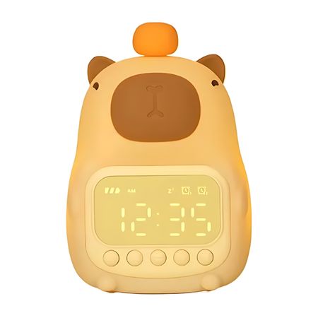 Lampara Capibara Reloj Alarma con Sonido