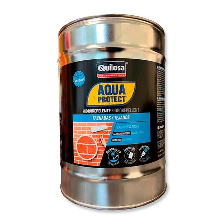 Hidrorepelente Fachadas y Techos Transparente Quilosa x5lts