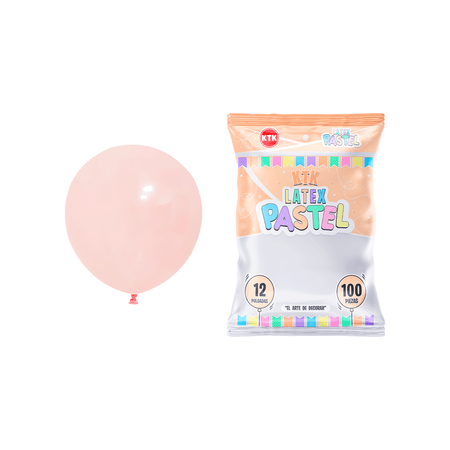 Bolsa de Globos Látex Pastel KTK 12