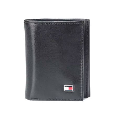 Billetera Tommy Hilfiger 31TL11X018 Original en Cuero Negro para Hombre - Sanllo