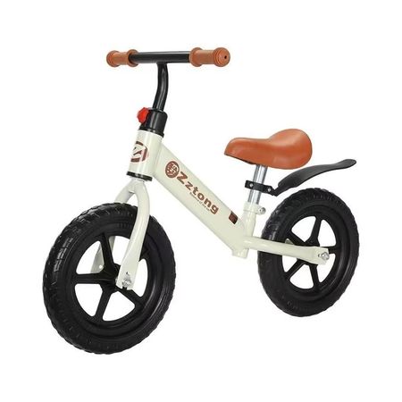 Bicicleta Infantil De Balance Niño Niña Aro 12 Blanco