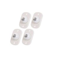 Mini Ruedas giratorias adhesivas 4pcs