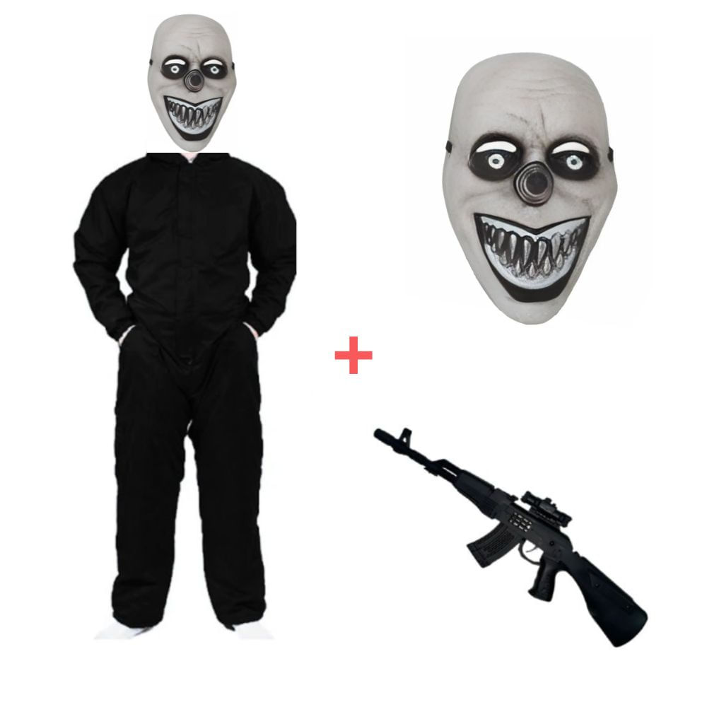 Disfraz Completo Payaso Smiley Halloween Talla L