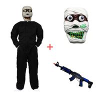 Disfraz Completo Ojos Saltarin Led Halloween Talla S