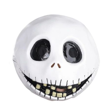 Máscara de Latéx Jack Skellington Cosplay Halloween