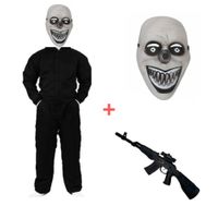Disfraz Completo Payaso Smiley Halloween Talla M