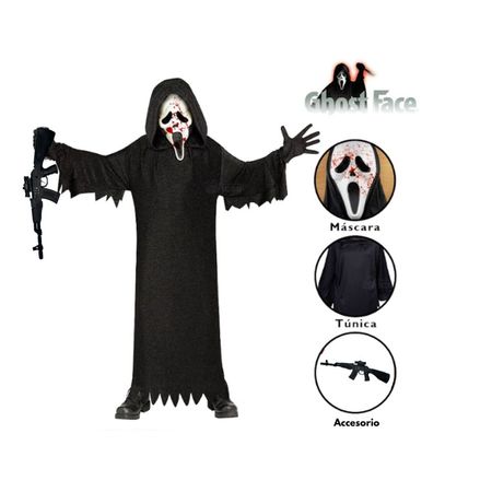 Disfraz Halloween Scream Ghostface Sangriento Talla L