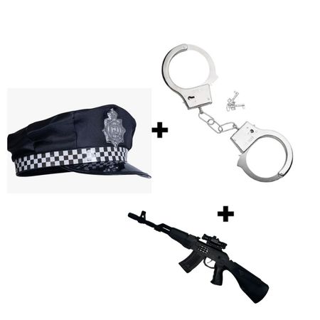 Disfraz Pack Policia Classic con Accesorios Halloween Fest