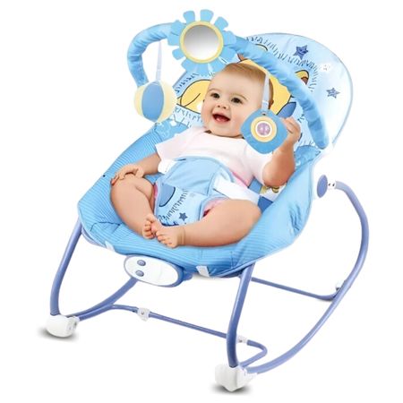 Silla Mecedora Musical Tricity Azul