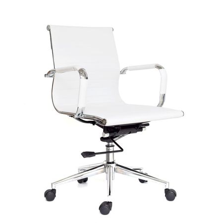 Sillón de Oficina Giratoria Boss Gerente Eco Blanco  Ofideas Sillón de Oficina Giratoria Boss Gerente Eco Blanco Alta Ofideas