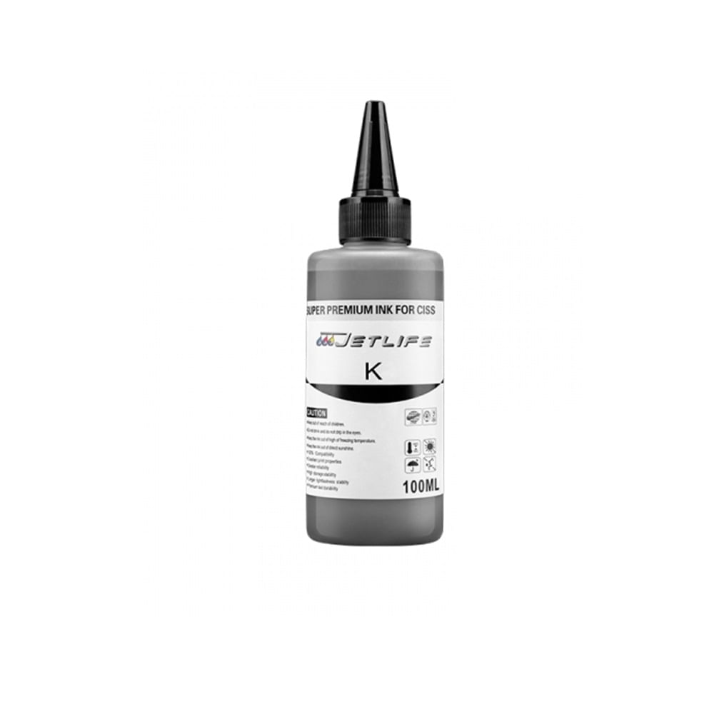 Tinta jetlife Genérico de 100ml Negro