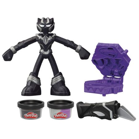 Set De Plastilinas Play Doh Avengers Figura Pantera Negra