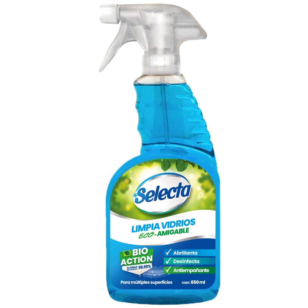 Limpia Vidrios SELECTA Eco-Amigable Spray 650ml