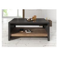 Mesa de Centro TU MESITA Ehel color Marrón/Negro
