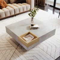 Mesa de Centro Moderna TU MESITA Sisú color Gris/Duna