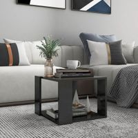 Mesa de Centro Cuadrada TU MESITA Melita color Gris Oscuro