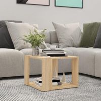 Mesa de Centro Cuadrada TU MESITA Melita color Duna