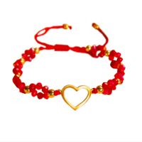 Pulsera de Muranos con Accesorios Dorados  Marialu Creaciones