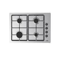 Cocina Empotrable a Gas SOLE 4 Quemadores SOLCO048V2 Silver