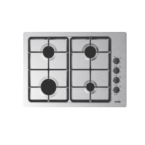 Sole 4 Hornillas Gas Encimera Plata SOLCO048V2