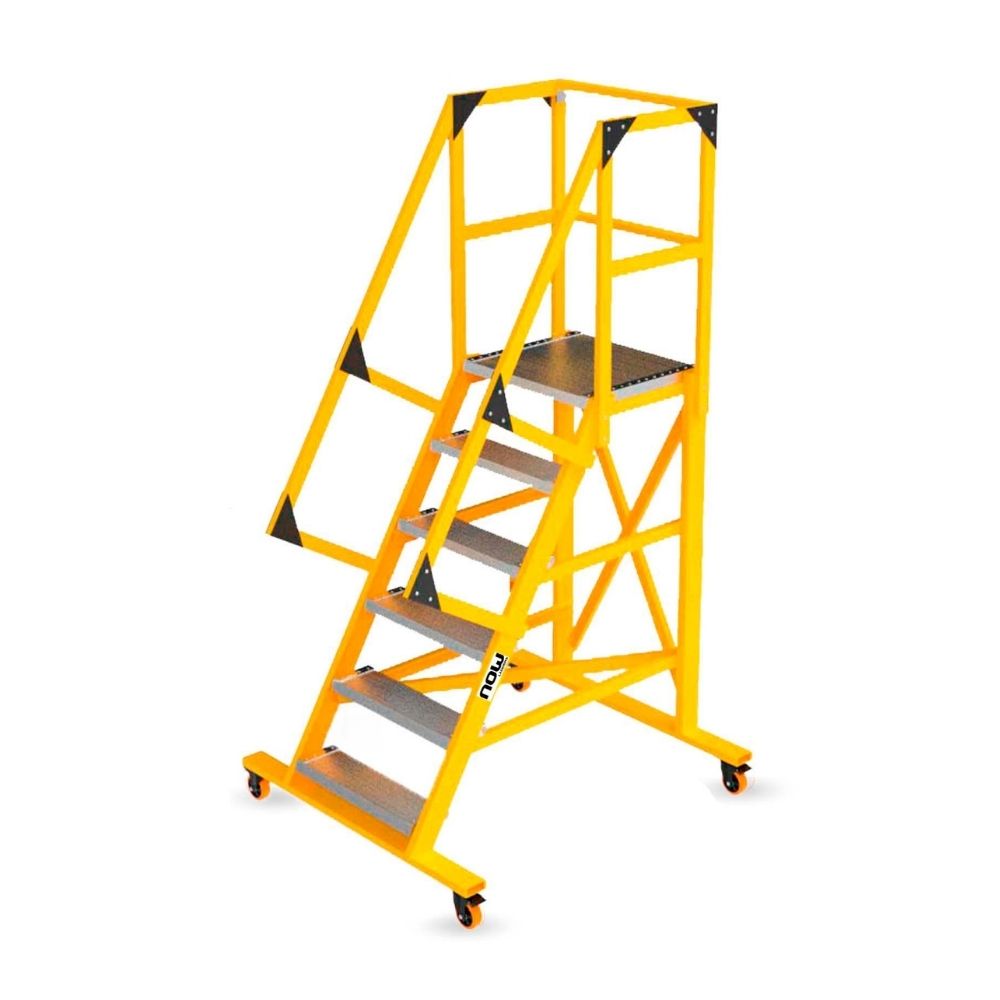 Escalera Tipo Avion de Fibra de Vidrio 6 Pasos Now Laders