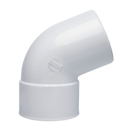 Codo 67,5° M - H para Tubo de Descarga P31 PVC Blanco Nicoll