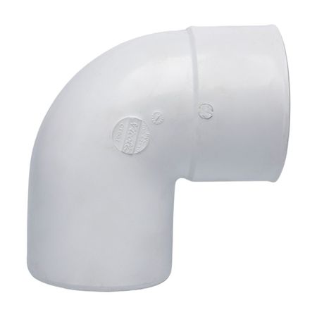 Codo 87,5° M - H para Tubo de Descarga P31 PVC Blanco Nicoll