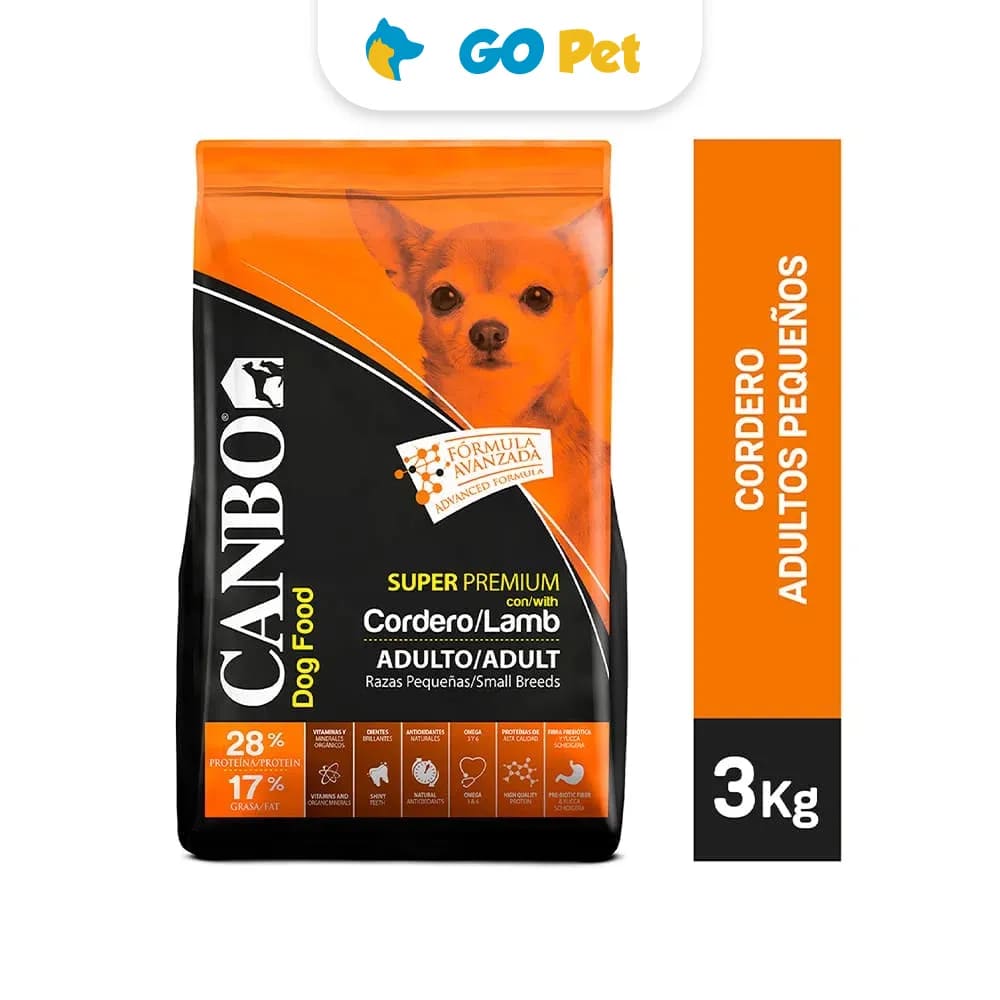 Alimento para Perros Canbo Cordero Adulto Razas Pequeñas 3 Kg