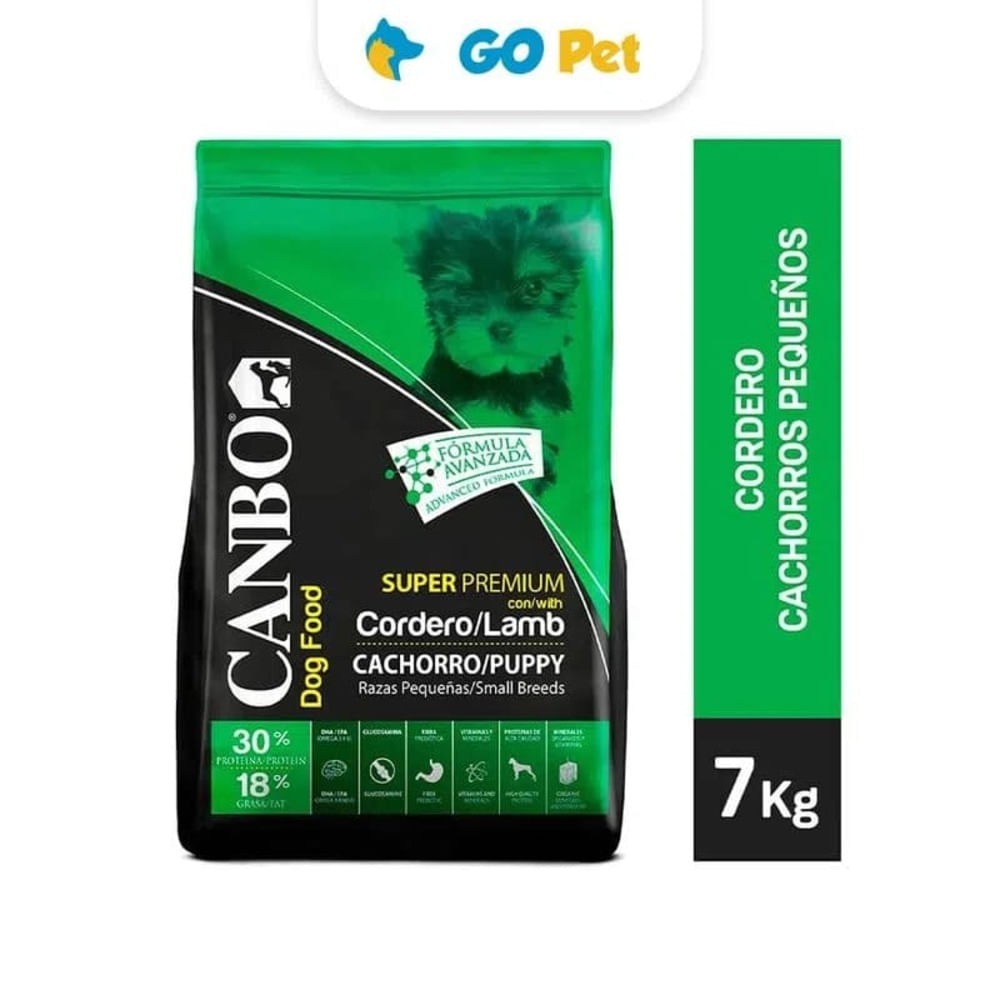 Alimento para Perros Canbo Cordero Cachorro Razas Pequeña 7 Kg